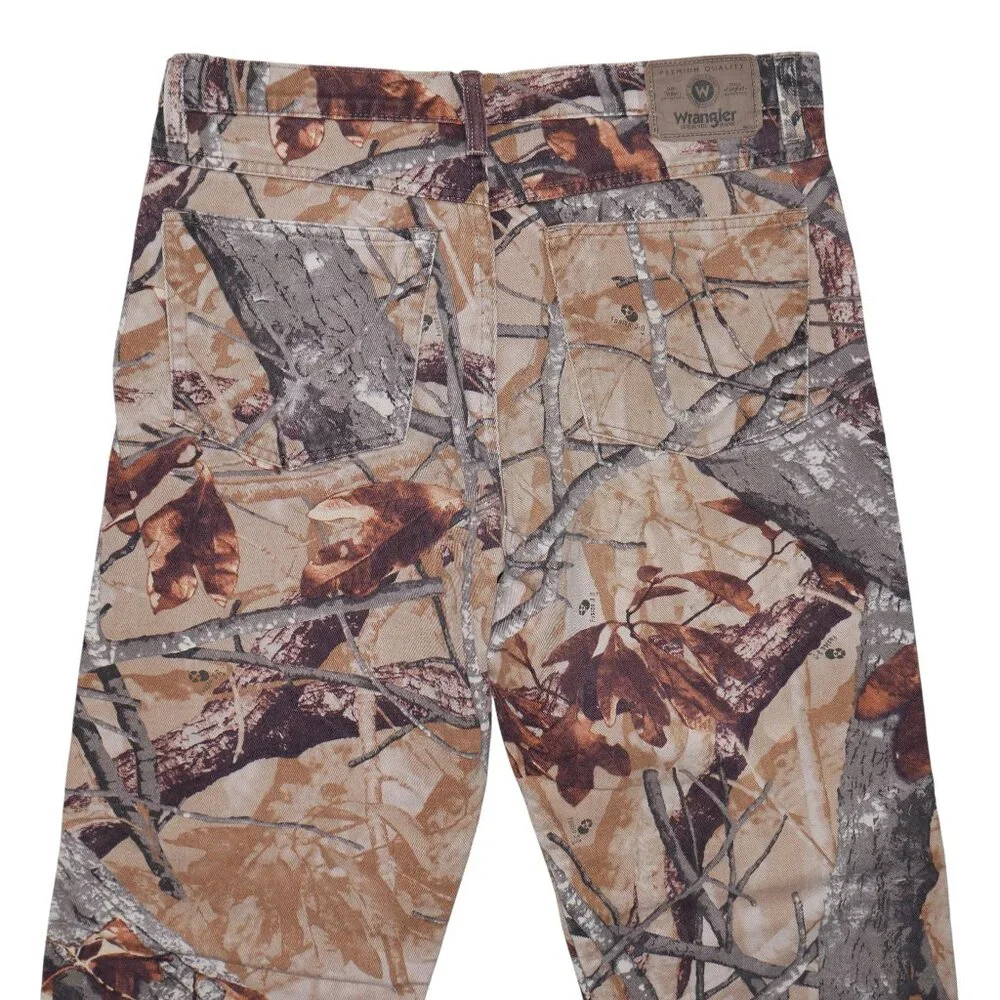 Wrangler Double Knee Woodland Camo 32x34 Jeans Mens Fusion 3D Hunting Pants